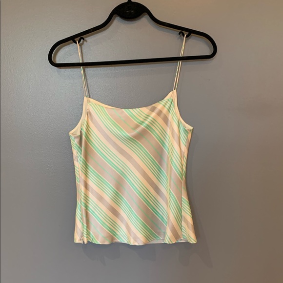 Banana Republic Stripe Tank Green Size Small - Picture 4 of 4